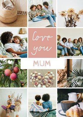 Ik Hou Van Je Mama Collage Foto Upload Kaart