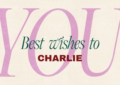 Melolelo | Kerstkaart | Best wishes | Met naam