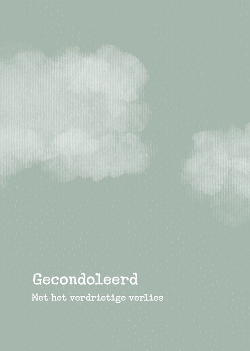 Greetz | Condoleancekaart | Gecondoleerd