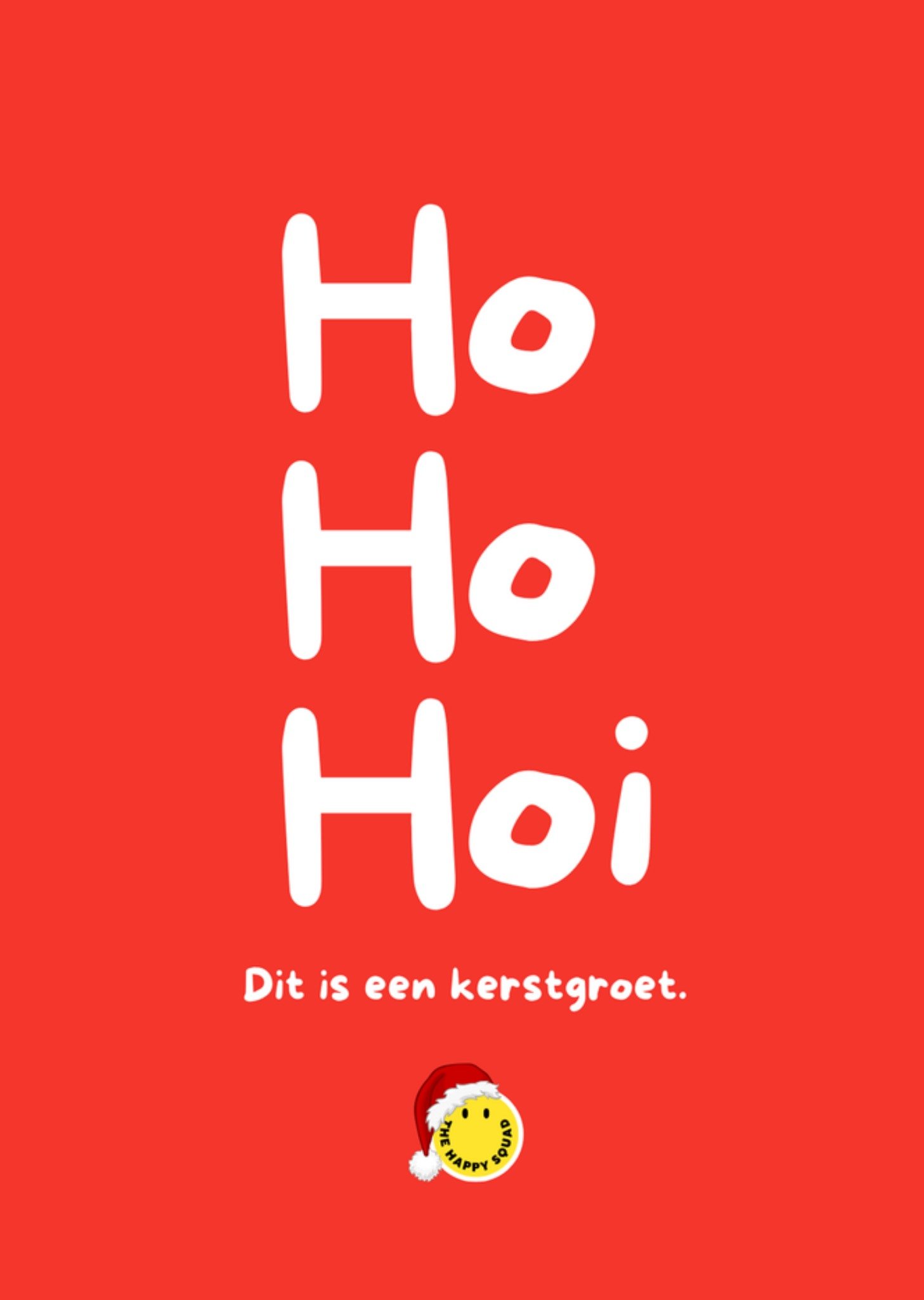 The Happy Squad Kerstkaart kerstgroet Standard Card