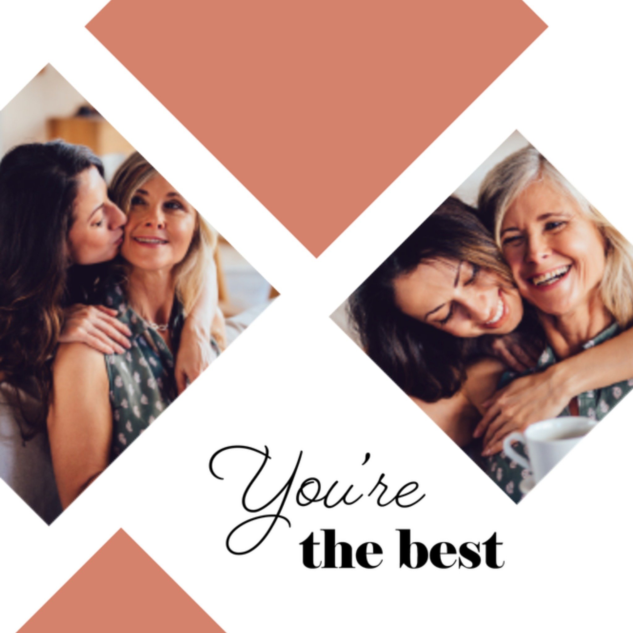 Greetz Complimenten kaart foto the best Vierkant