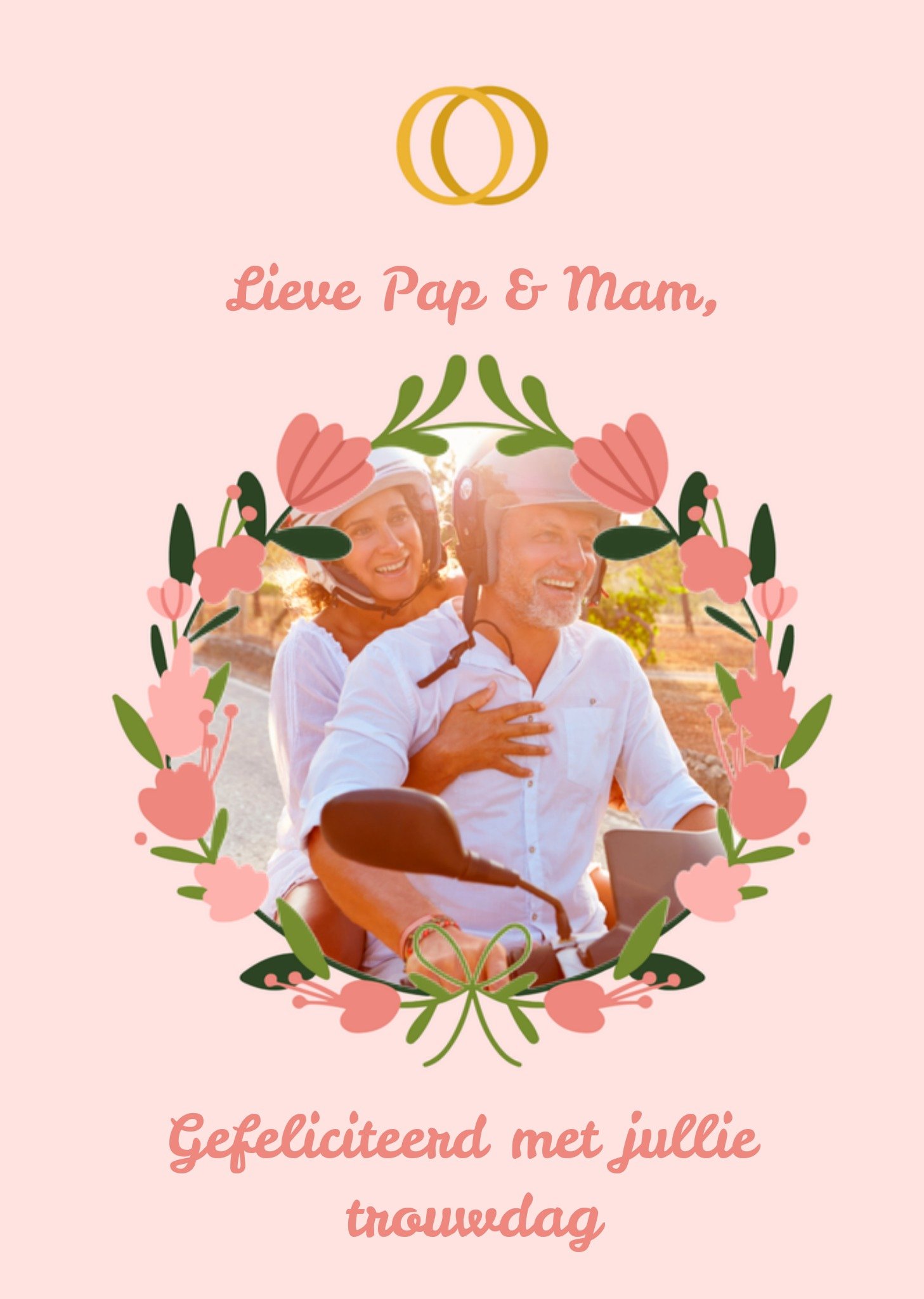 Huwelijkskaart Ouders Kaart Greetz
