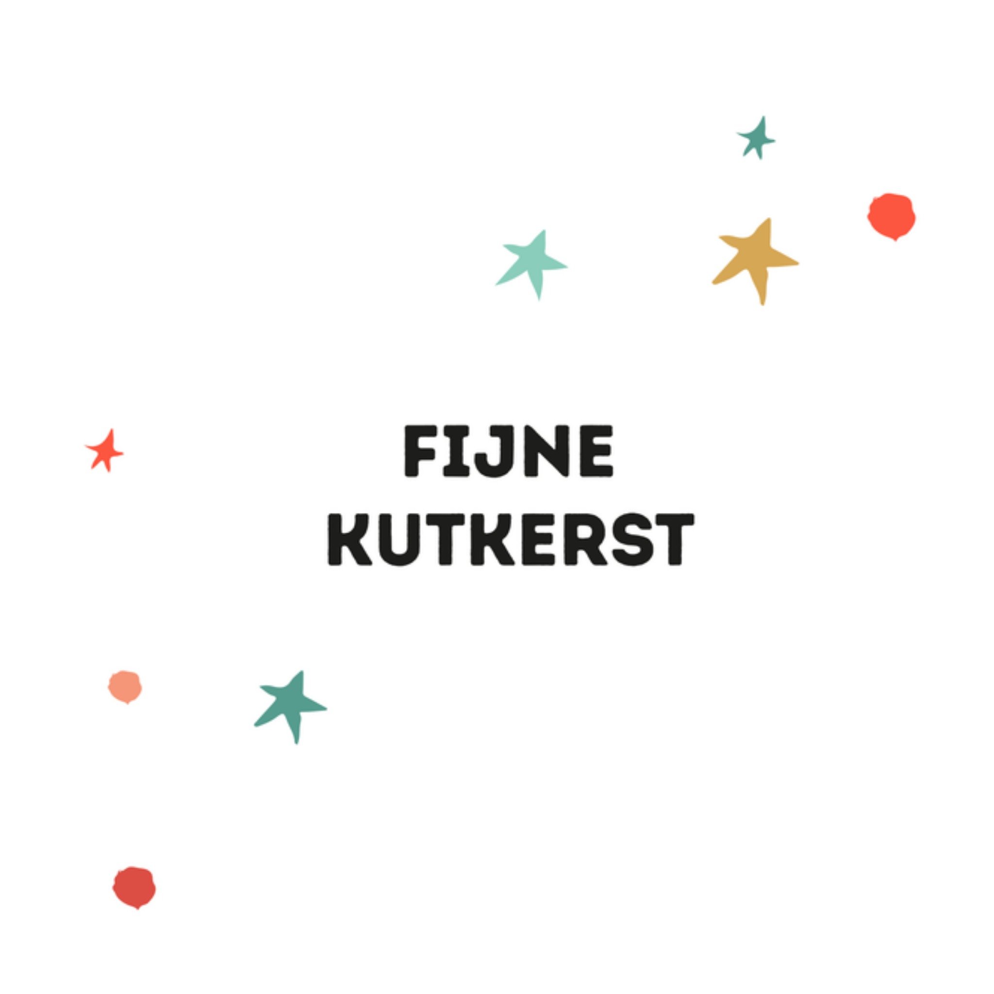 Greetz Kerstkaart kutkerst Vierkant
