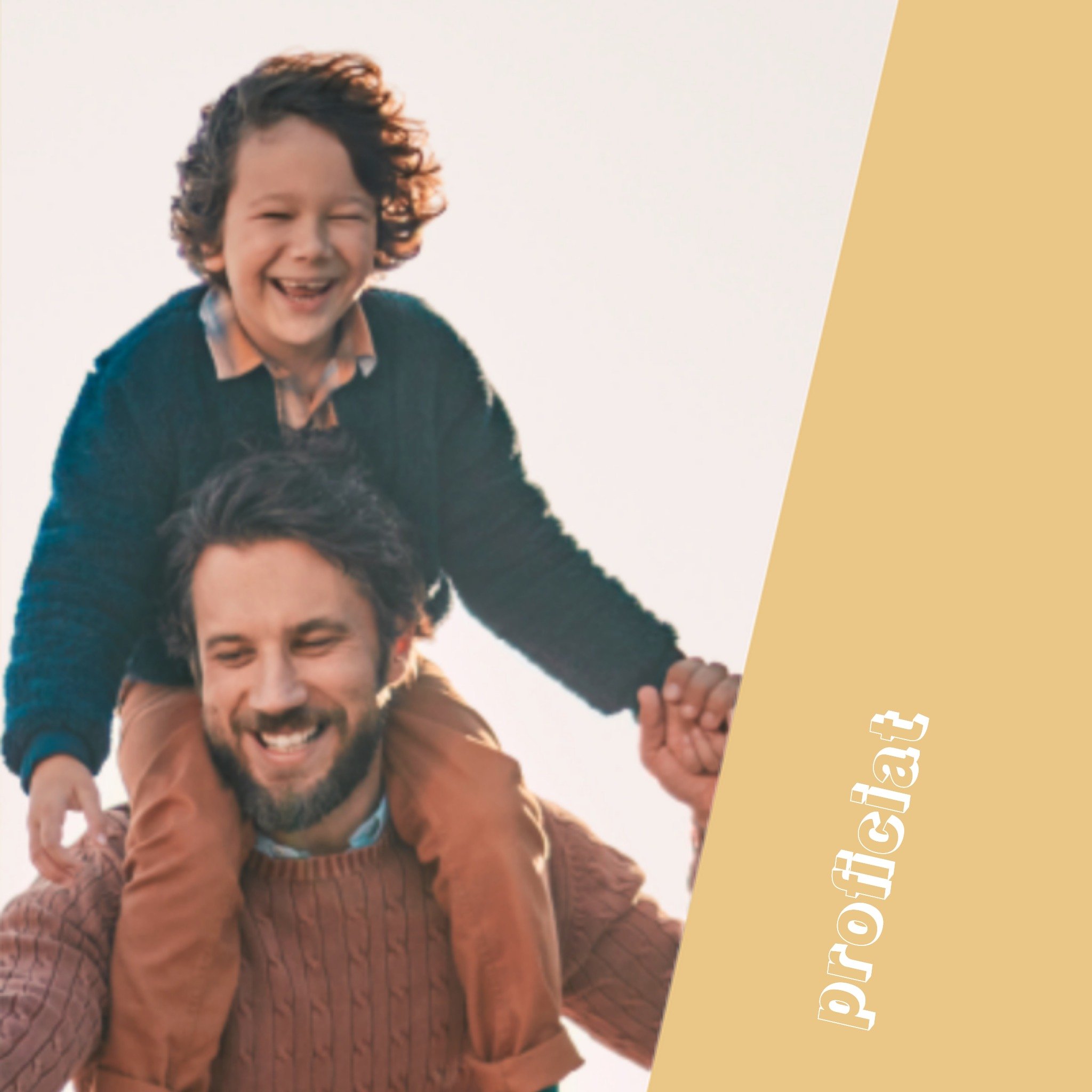 Greetz Felicitatiekaart fotokaart proficiat Vierkant