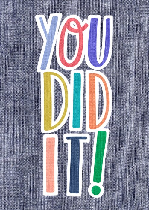 Greetz | Geslaagd kaart | you did it!