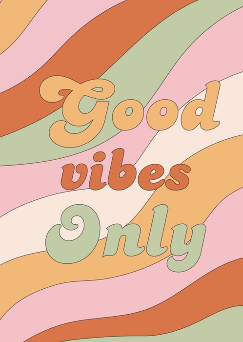 Greetz | Denken aan kaart | good vibes only