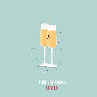 Verjaardagskaart | Greetz | Vrouw | Champagne