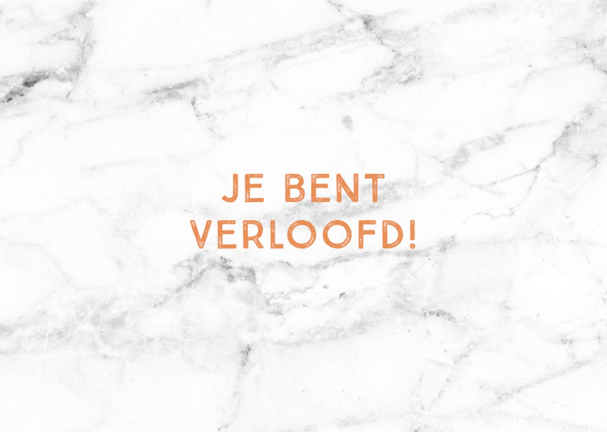 Greetz Huwelijkskaart Je bent verloofd! Standard Card