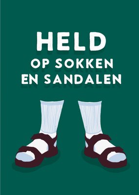 Greetz | Vaderdagkaart | Sokken en sandalen