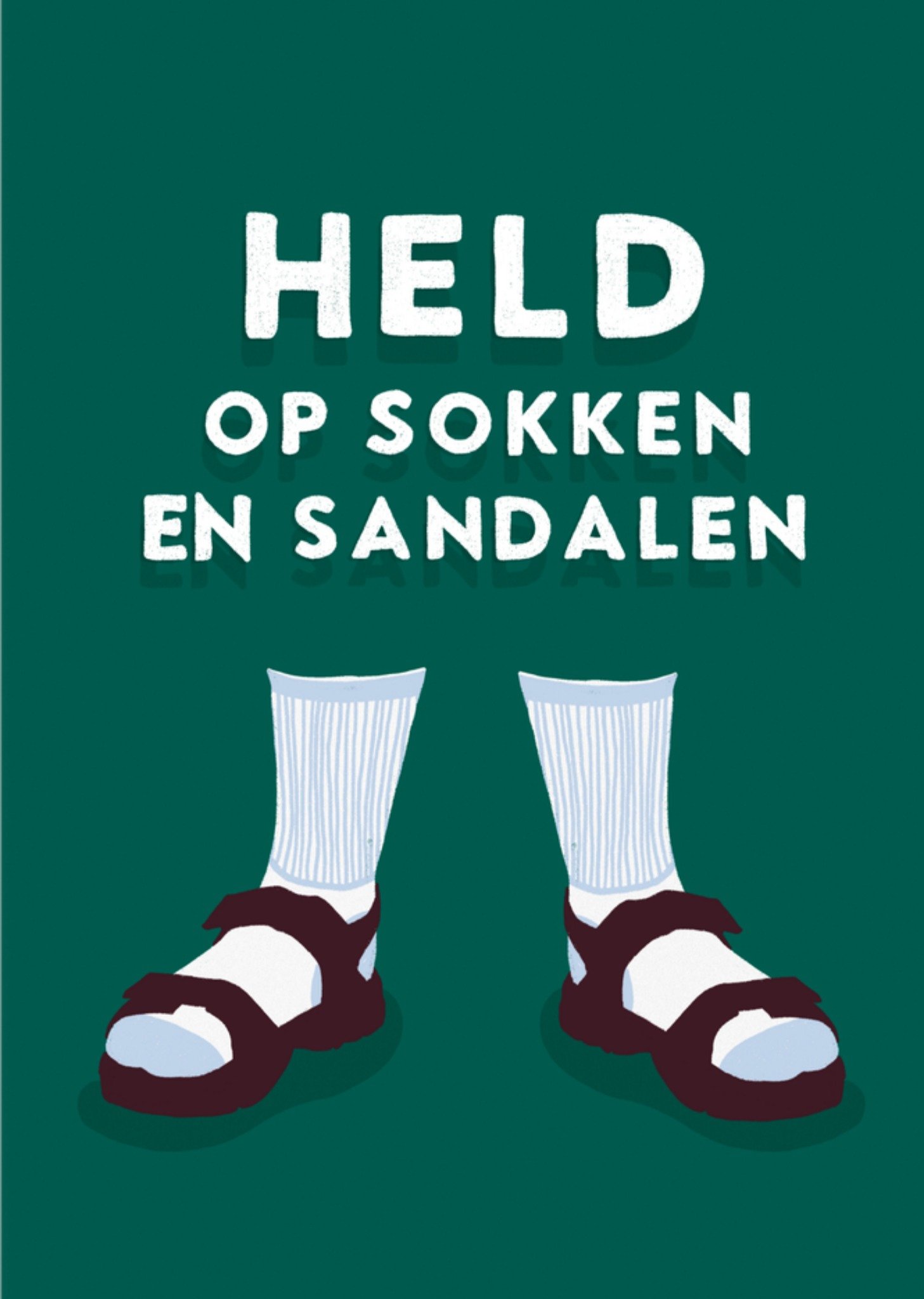 Vaderdagkaart - Sokken en sandalen