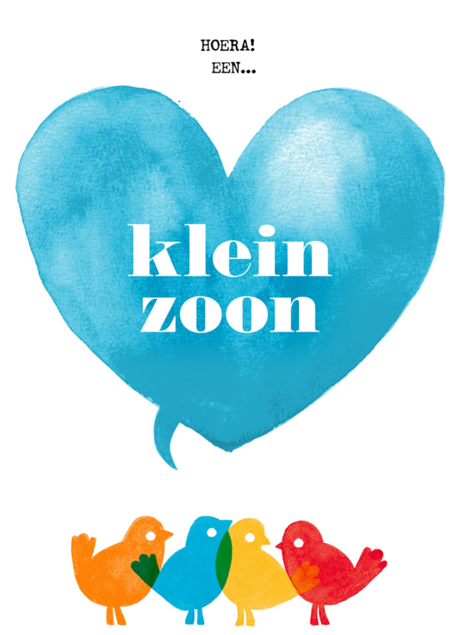 Geboortekaart kleinzoon Kaart Bright Spot