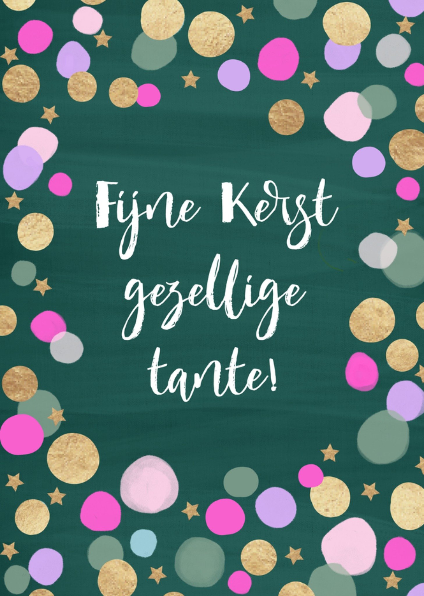 Kerstkaart Tante Tsjip