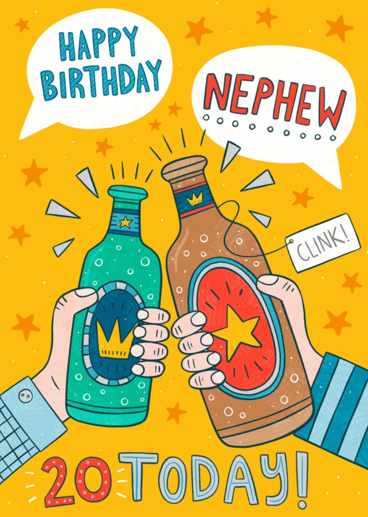 Greetz Verjaardagskaart Clink! Standard Card