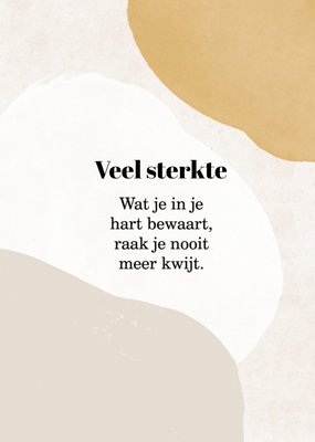 Greetz | Condoleancekaart | veel sterkte