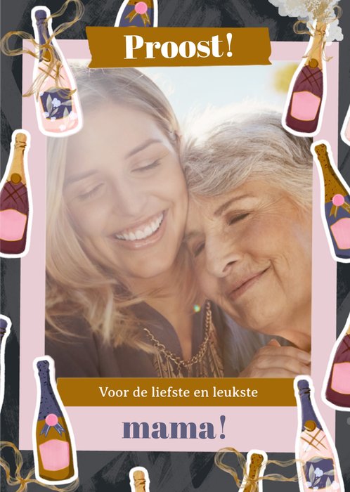 Greetz | Verjaardagskaart | Proost | Mama | Met foto