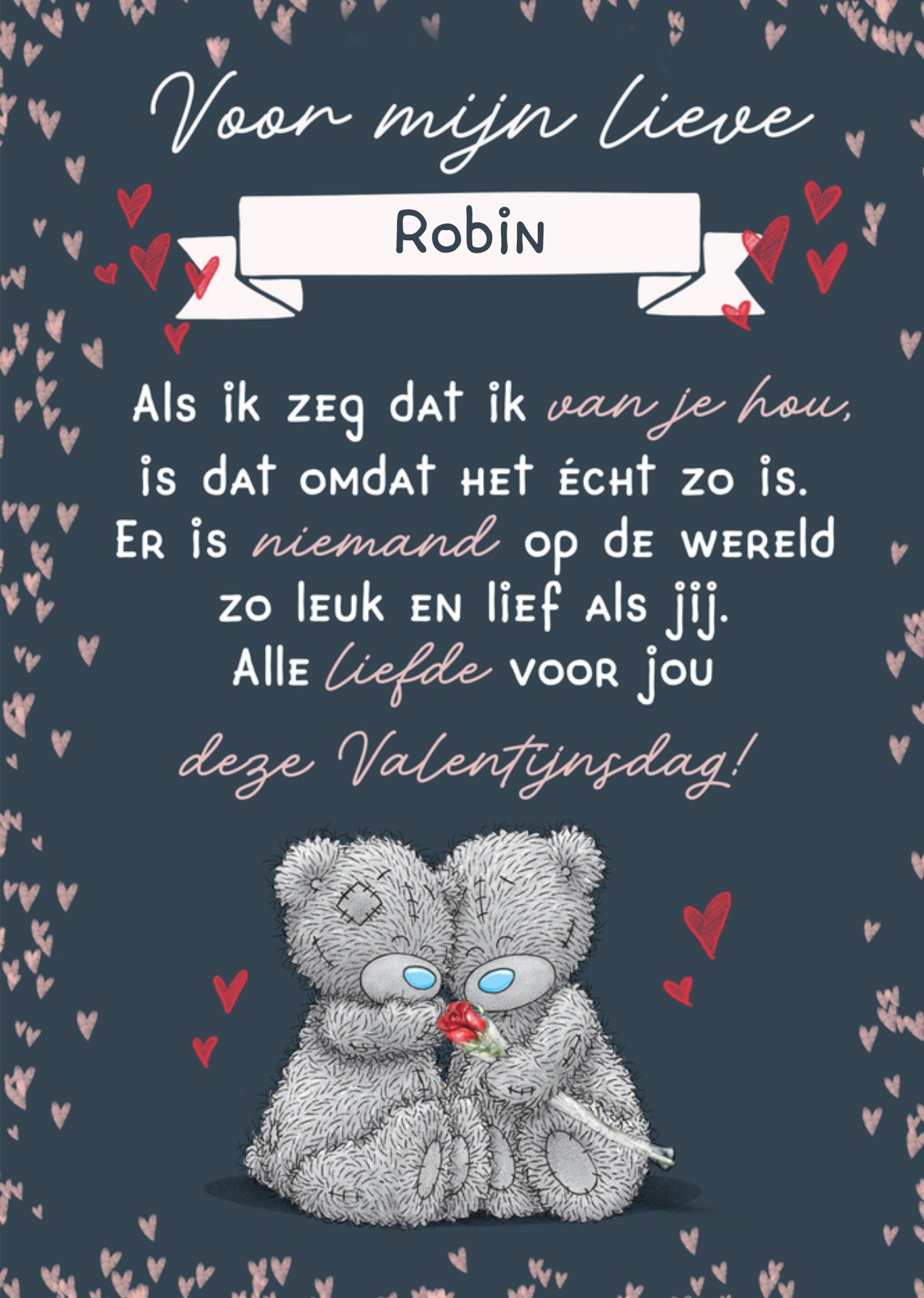Me to You Valentijnskaart Voor mijn lieve Kaart Tatty Teddy