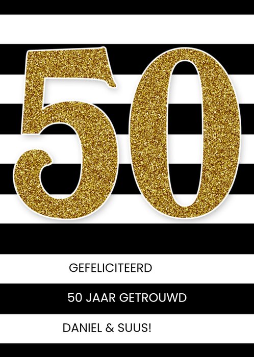 Greetz | Huwelijksjubileum | 50 jaar getrouwd