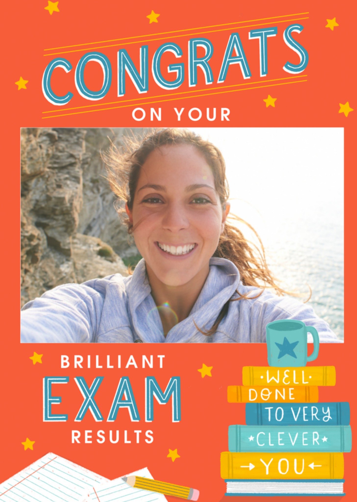 Geslaagd kaart met foto Kaart Greetz