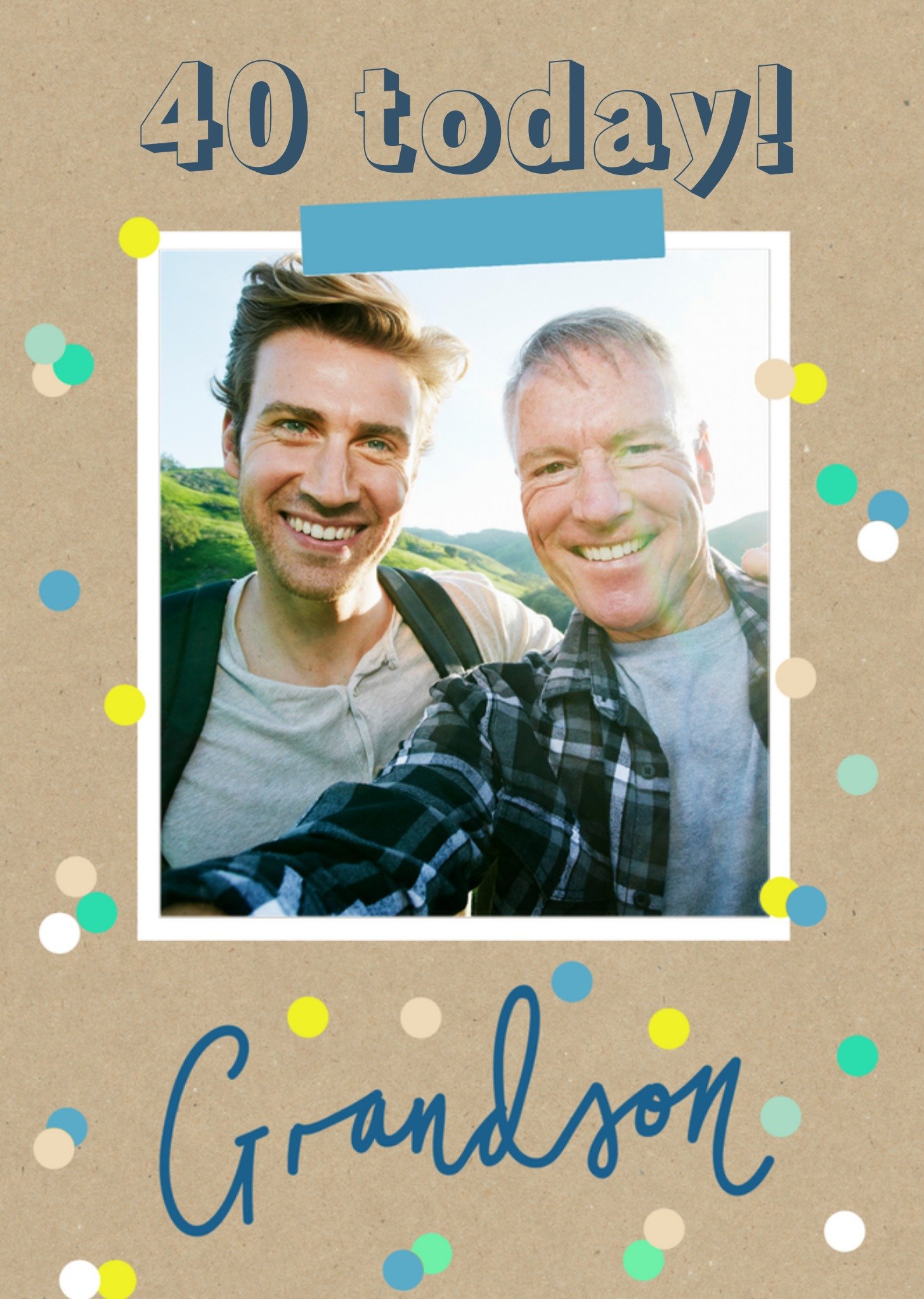 Verjaardagskaart fotokaart kleinzoon Kaart Greetz