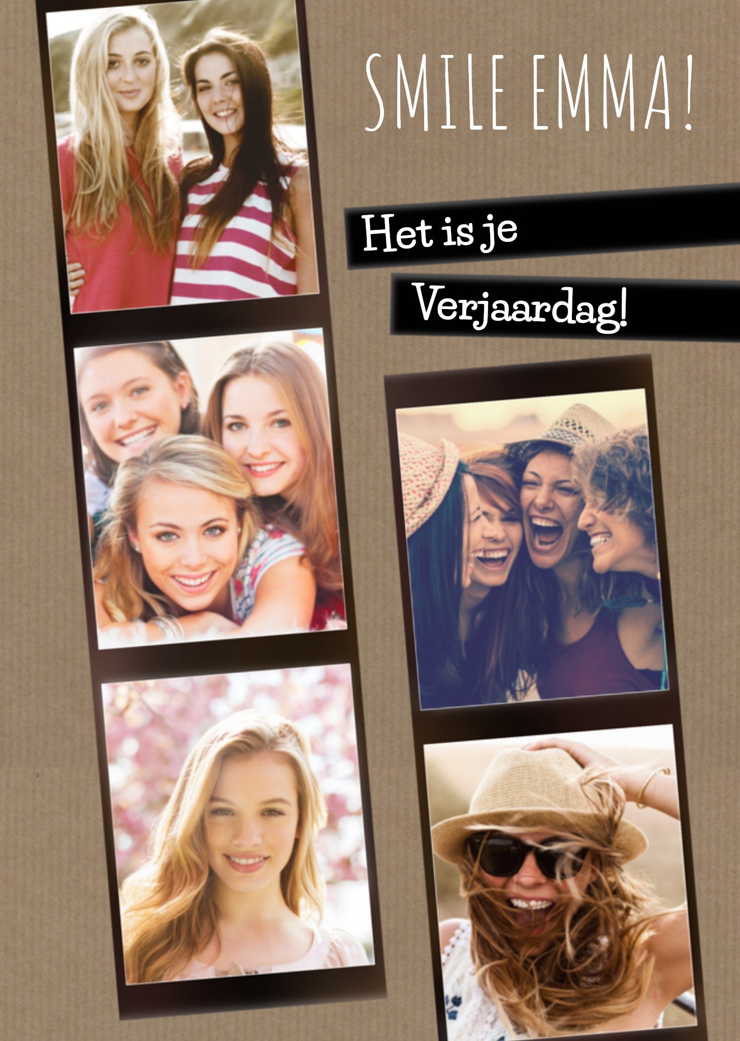 Greetz Verjaardagskaart Tekst Foto Standard Card
