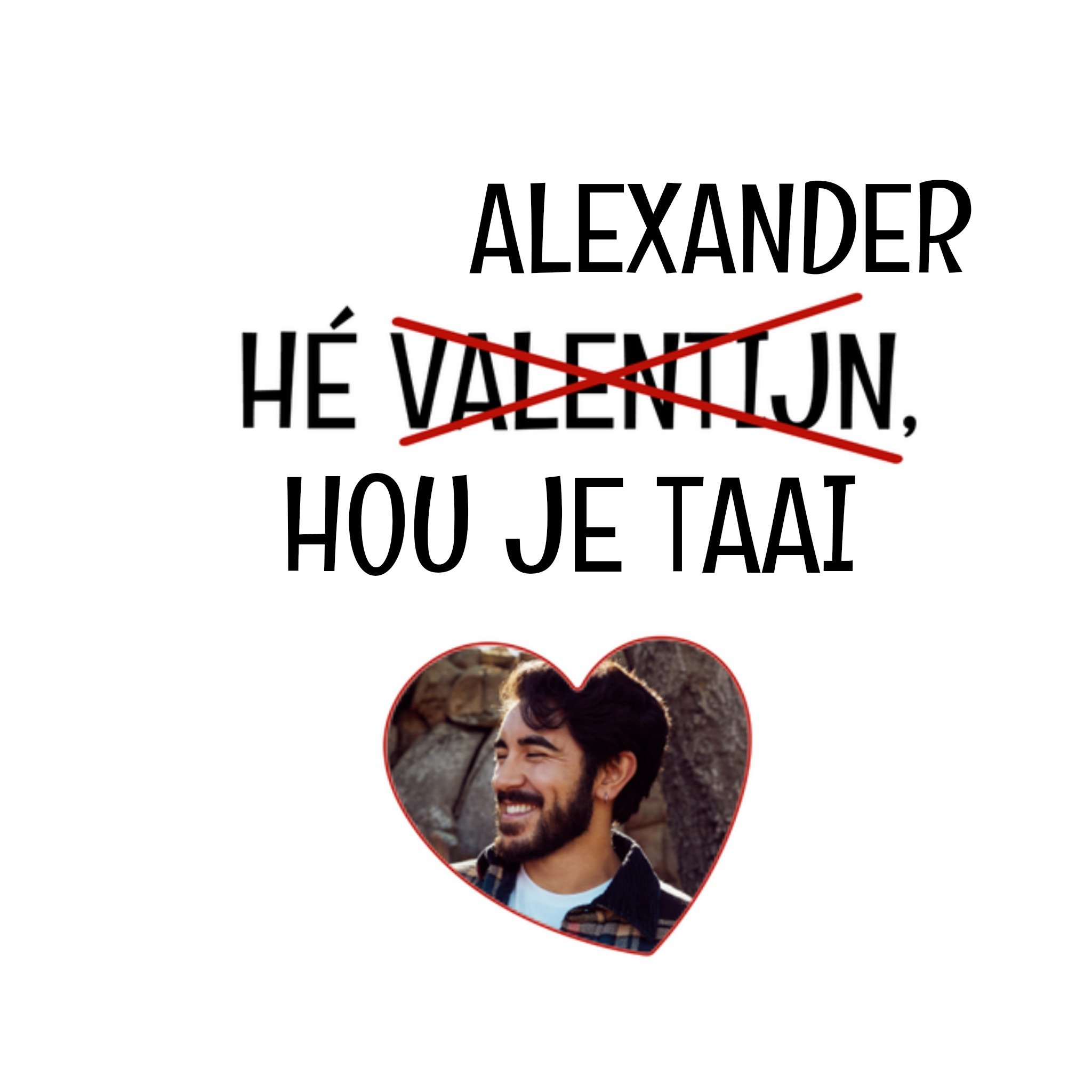 Greetz Valentijnskaart Voor hem Vierkant