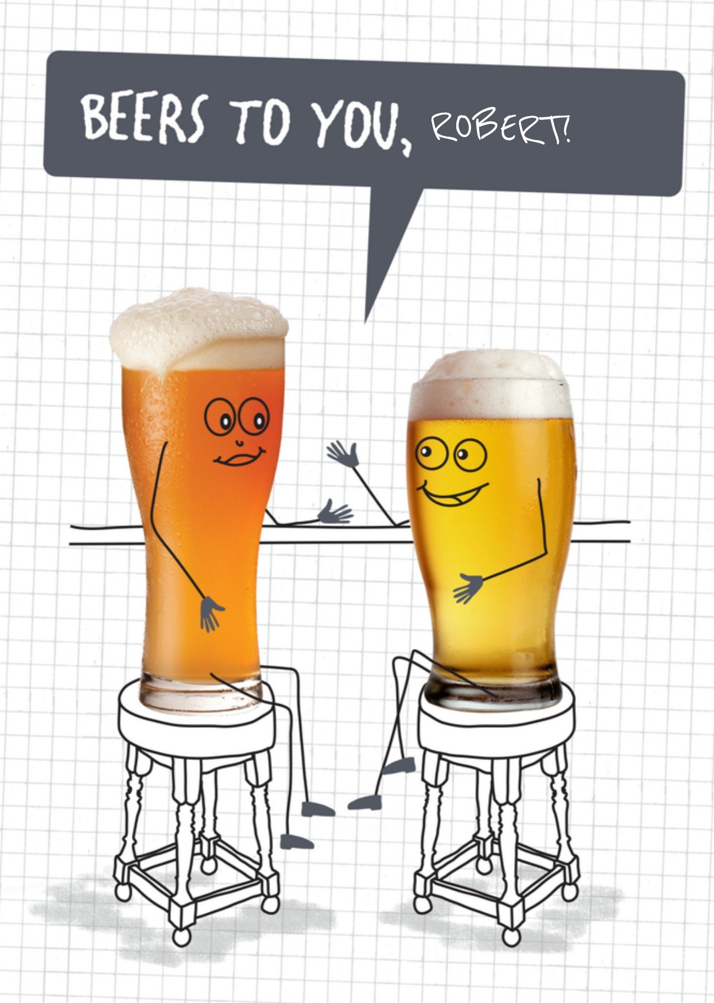 Quitting Hollywood Verjaardag Humor Illustratie Kaart Quitting hollywood