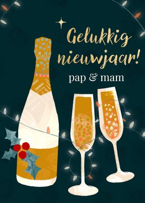 Greetz | Nieuwjaarskaart | champagne