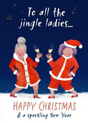 Patricia Hooning | Kerstkaart | To all the jingle ladies