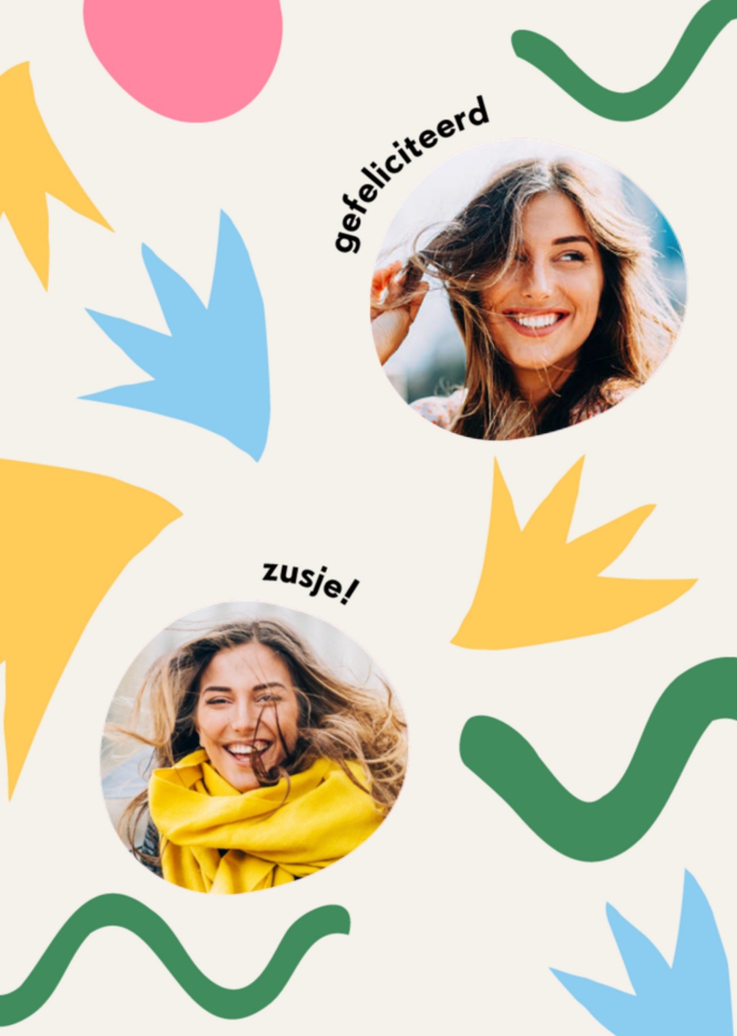Greetz Felicitatiekaart Met foto Standard Card