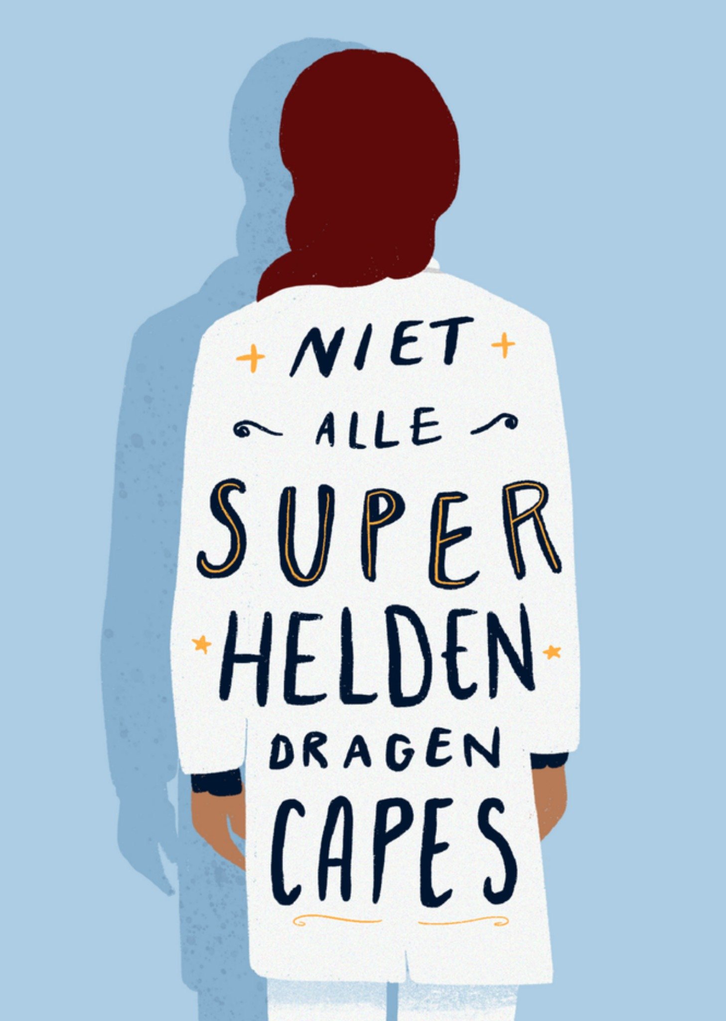Greetz Bedanktkaart dokter superheld Standard Card