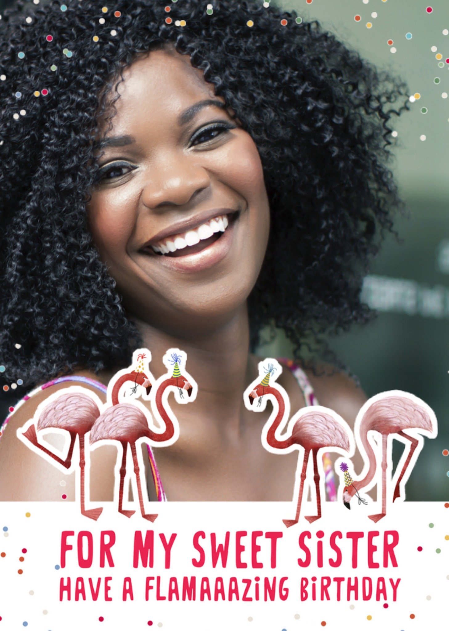 Patricia Hooning Verjaardagskaart Met foto Sweet Sister Kaart Fishuals