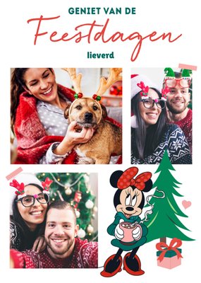 Disney Minnie Mouse Collage Feestdagen Kaart