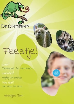 Kinderfeestje Uitnodiging | Foto | De Oliemeulen