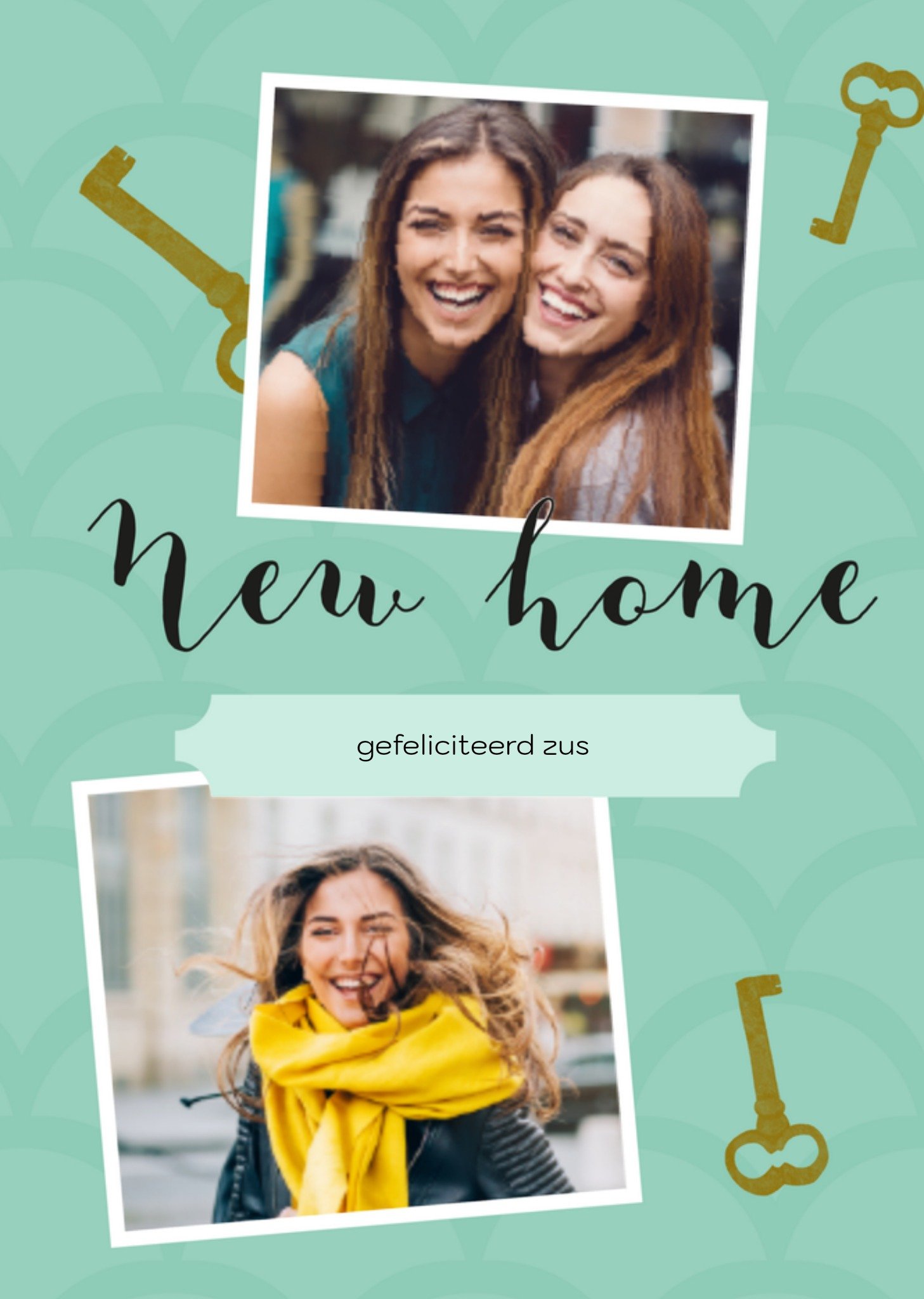 Verhuiskaart Zus Foto Kaart Greetz