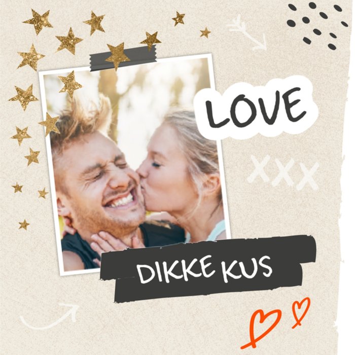 Greetz | Valentijnskaart | Fotokaart dikke kus