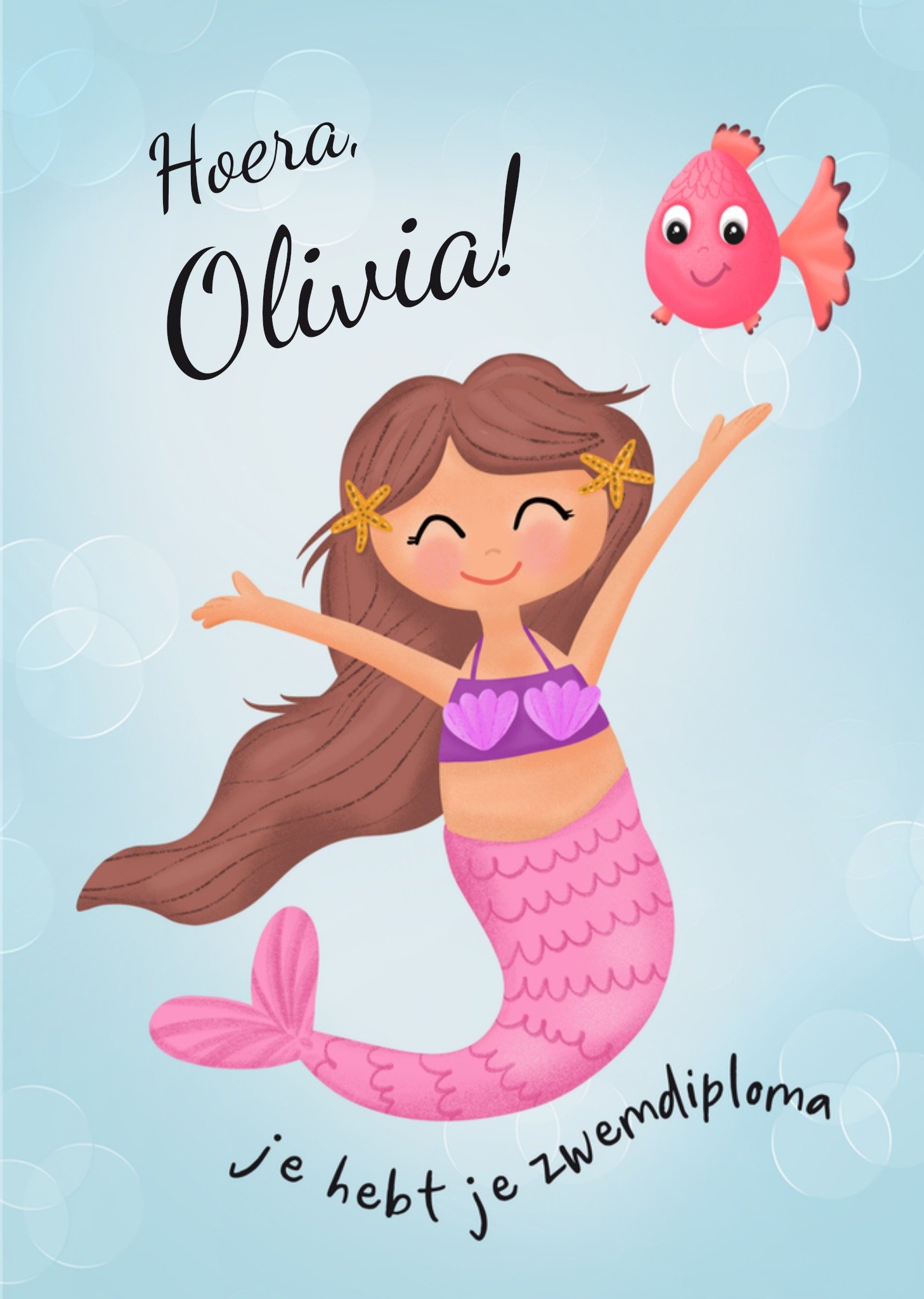 Zwemdiploma kaart Meermin Kaart Tsjip