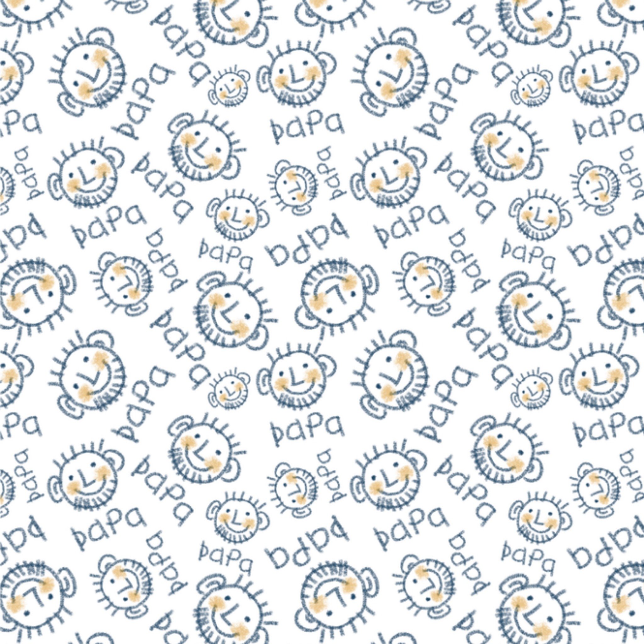 Greetz Vaderdagkaart Tekening Vierkant