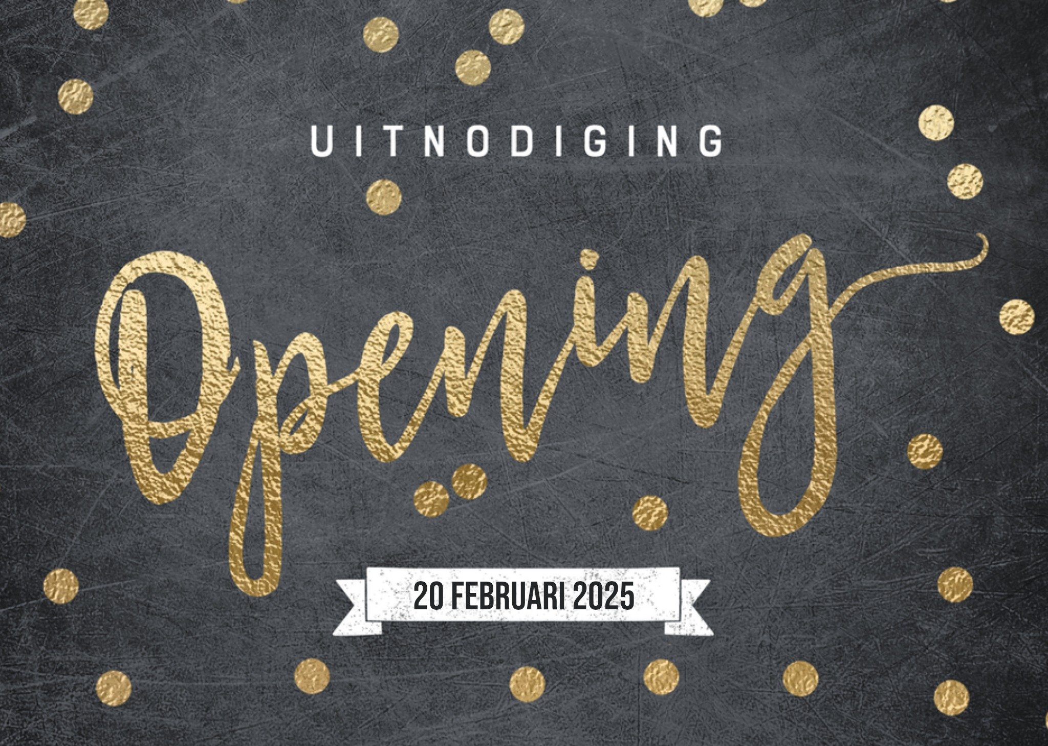 Opening nieuwe zaak met datum Kaart Luckz