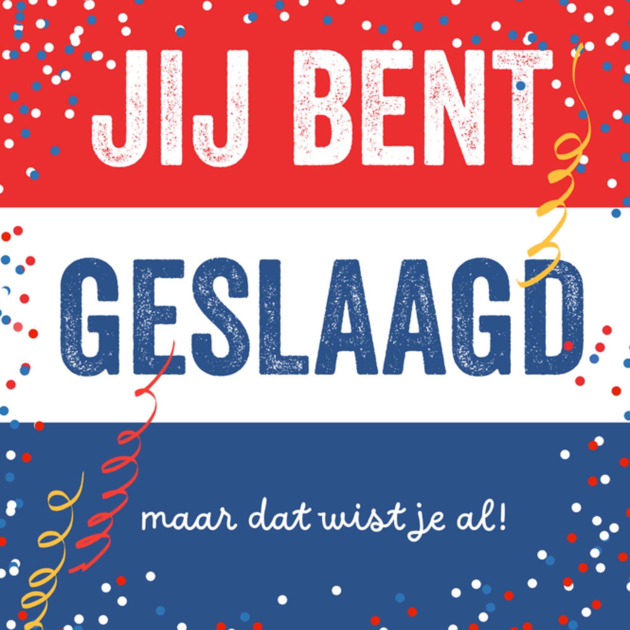 Fishuals Geslaagdkaart Jij bent geslaagd Greetz