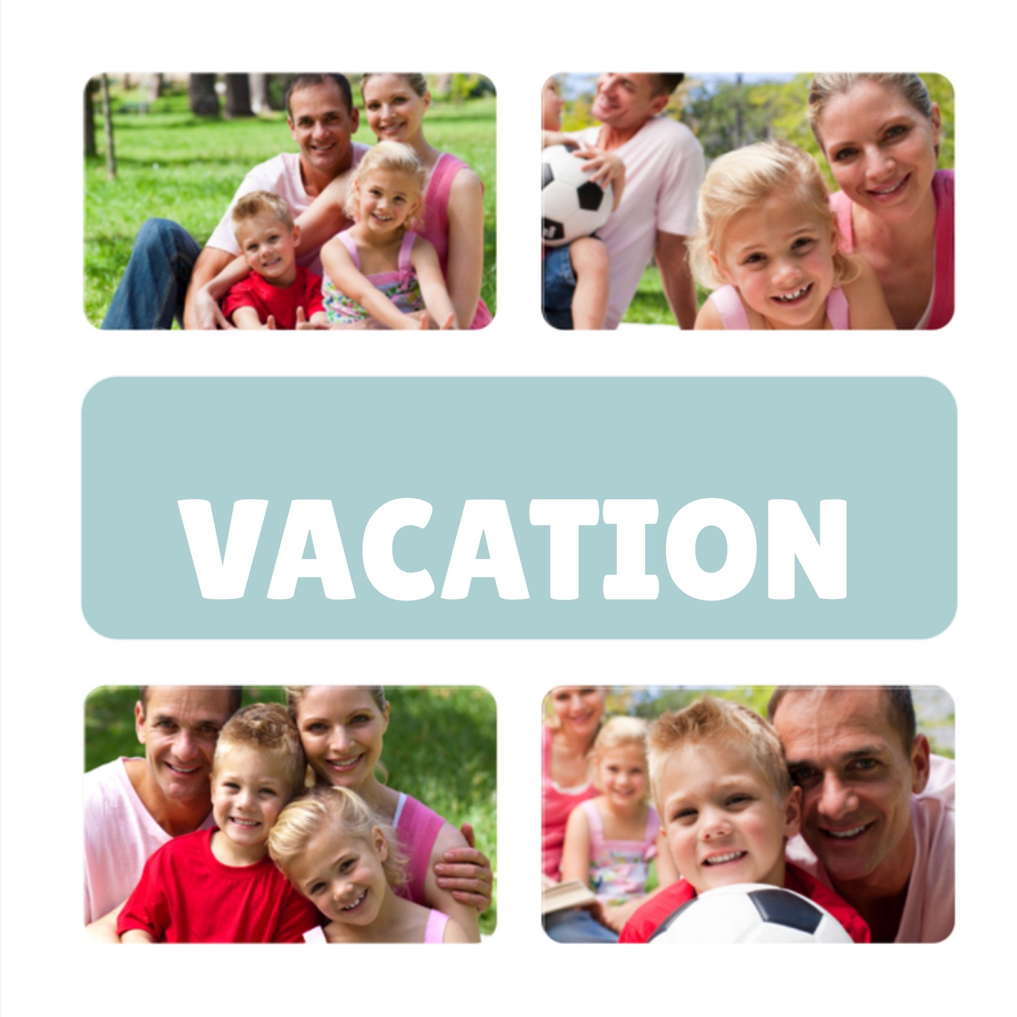 Greetz Vakantiekaart fotokaart Vierkant