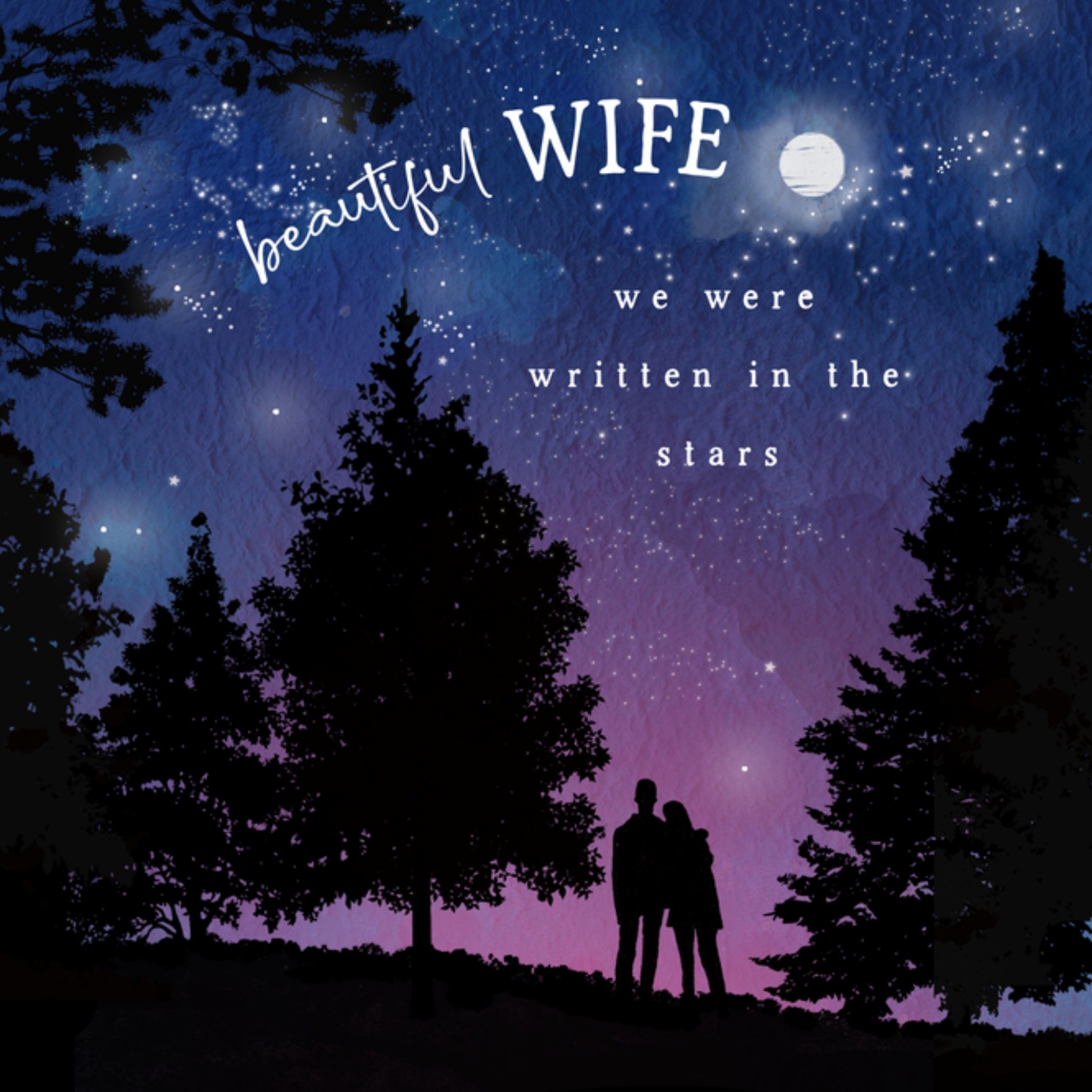 UK Greetings Valentijnskaart Beautiful Wife Vierkante Kaart Greetz