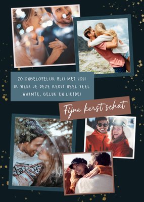 Greetz | Kerstkaart | Met fotos | Fijne kerst schat