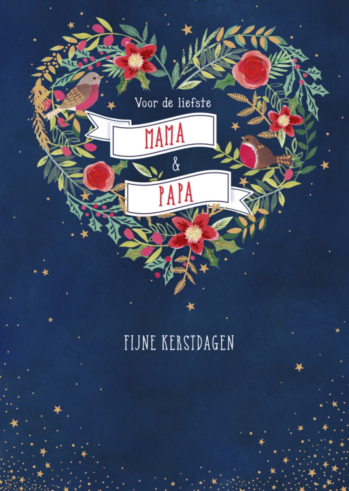 Kerstkaart met tekst UK Greetings