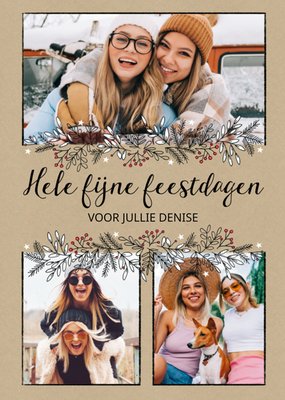 Greetz | Kerstkaart | Hele fijne feestdagen