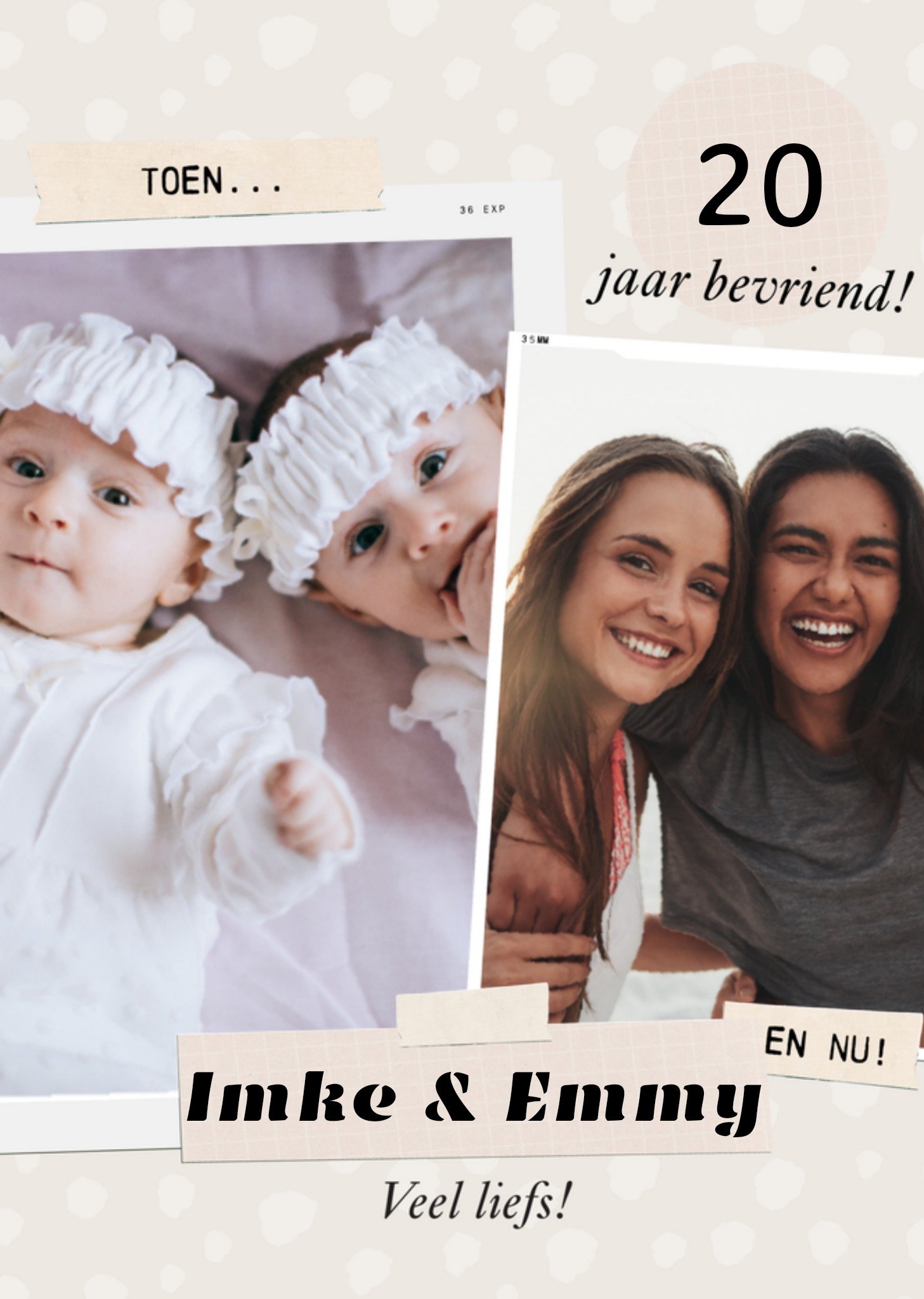 Dag van de Vriendschap fotokaart Greetz