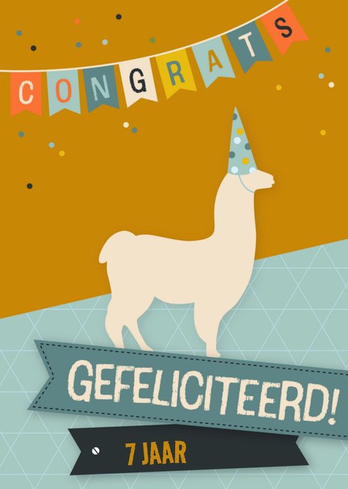 Greetz | Verjaardagskaart | Lama