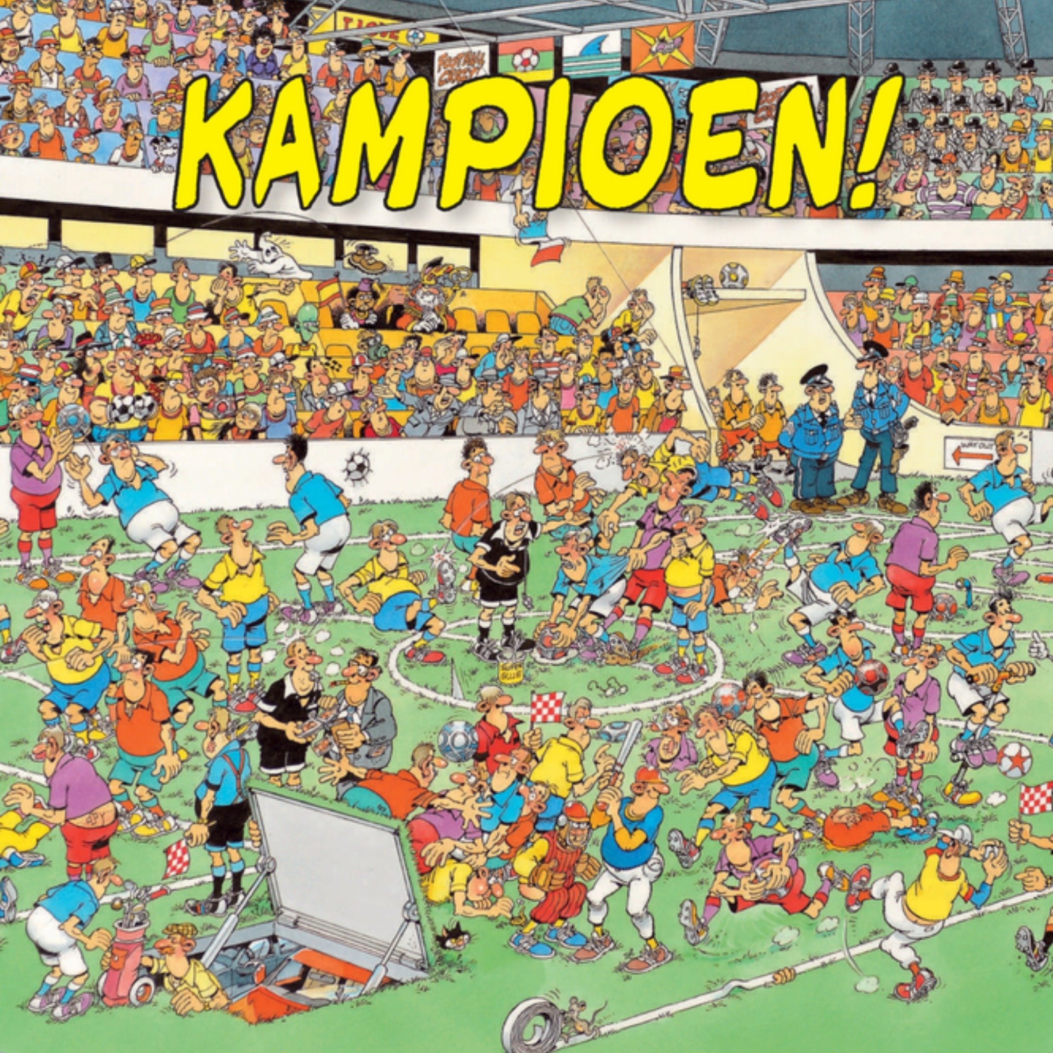Een kaart voor een echte kampioen Vierkante Kaart Jan van Haasteren