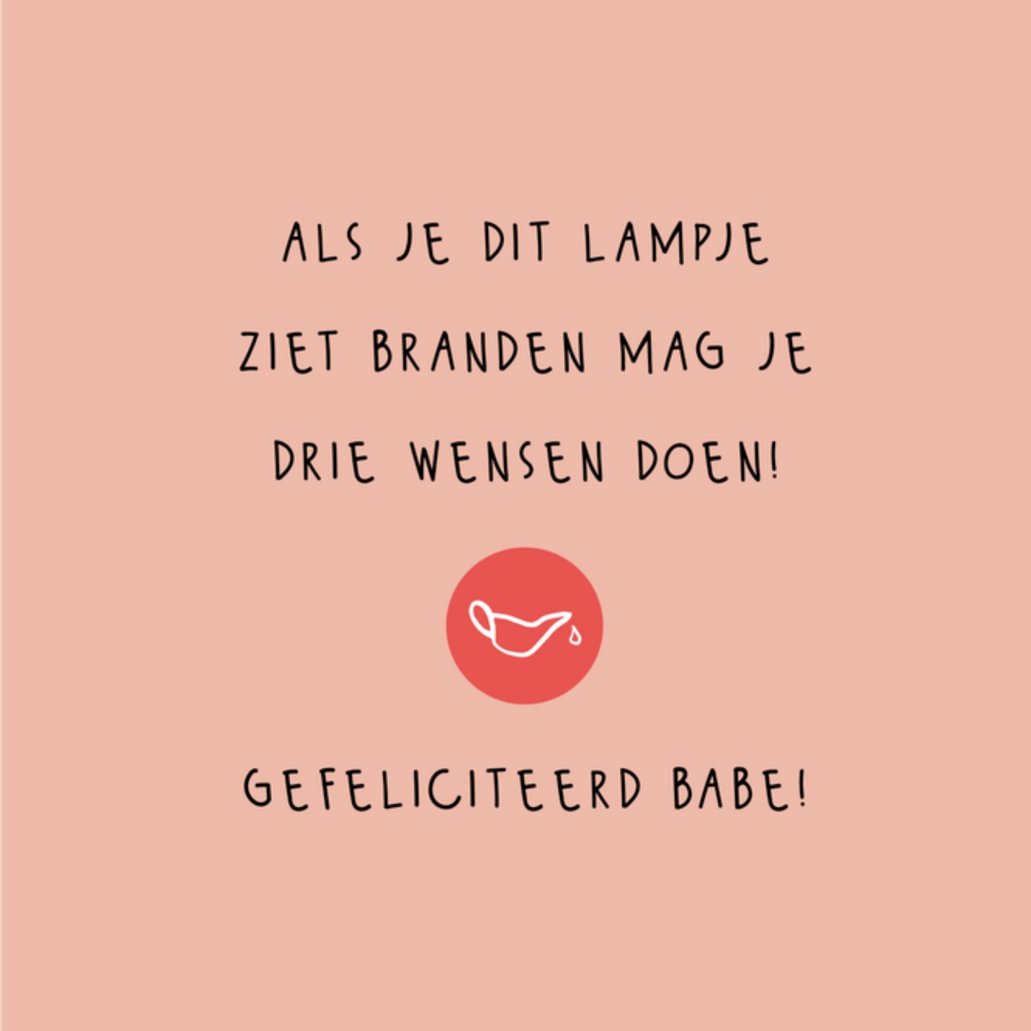 Greetz Geslaagd kaart Rijbewijs Babe Vierkant