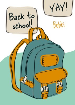 Greetz | Back to school | met naam | rugtas