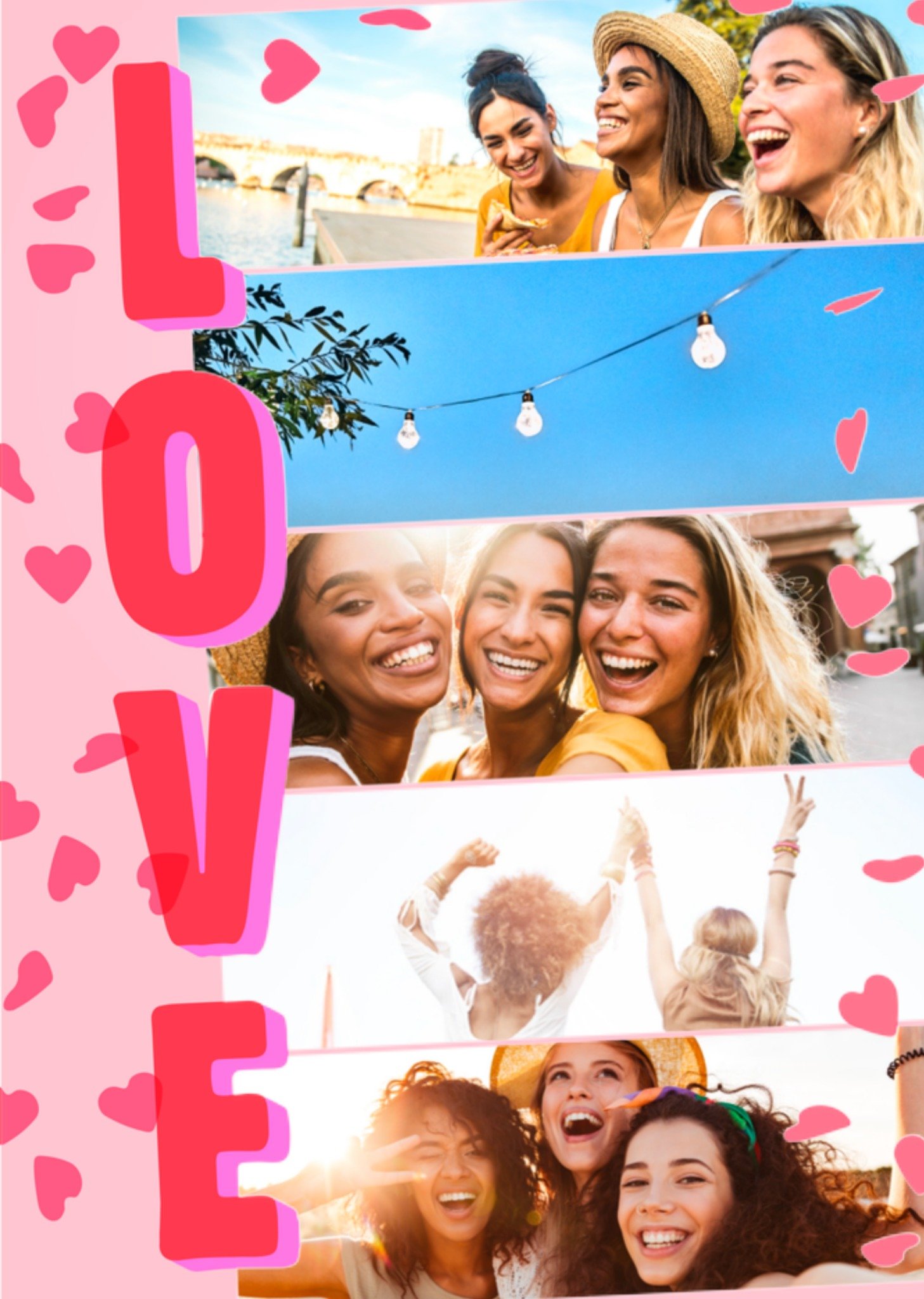 Greetz Valentijnskaart LOVE Met fotos Standard Card